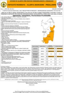 Avviso di Criticità Regionale
