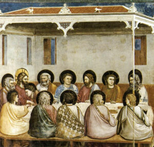 mentre mangiavano