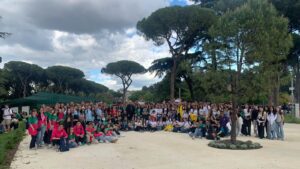 Gli adolescenti della diocesi di Cagliari presenti al Giubileo a Roma