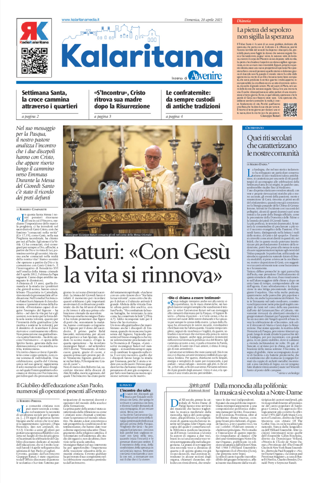 Kalaritana del 20/04/2025