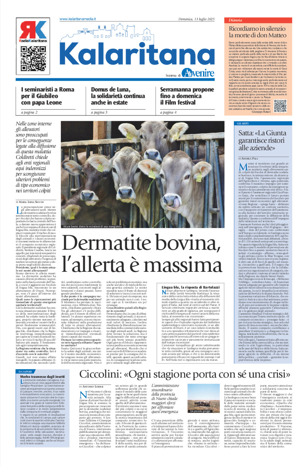 Kalaritana del 13/07/2025