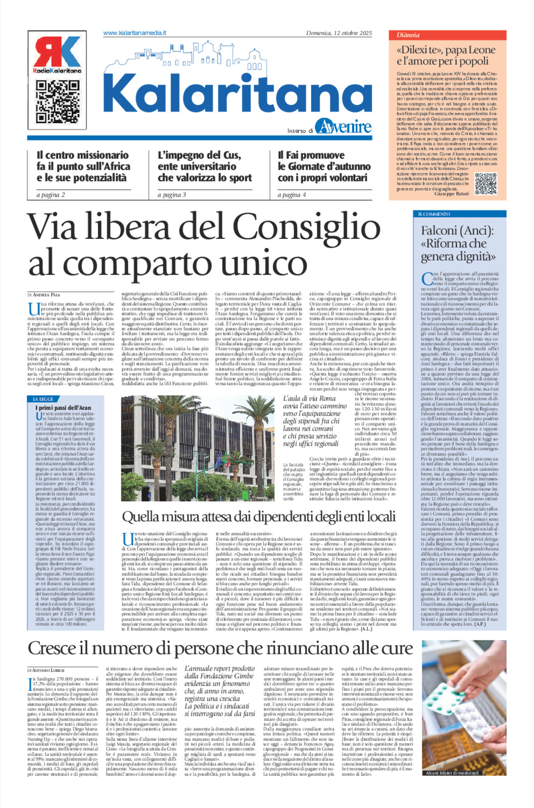 Kalaritana del 12/10/2025