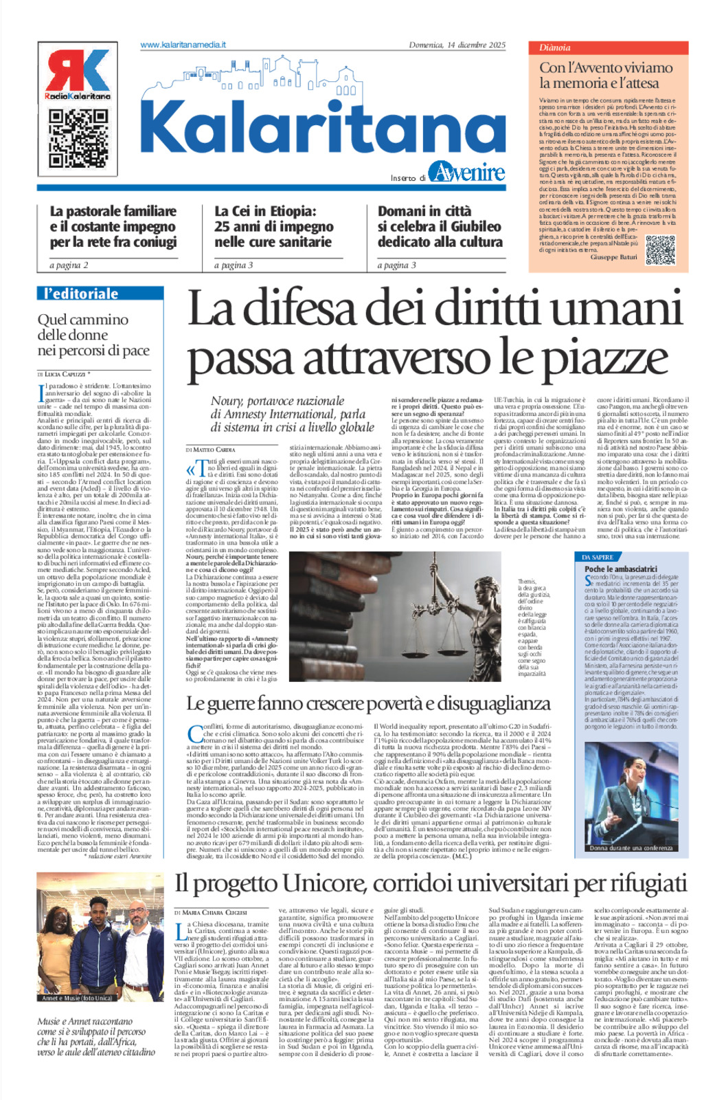 Kalaritana del 14/12/2025