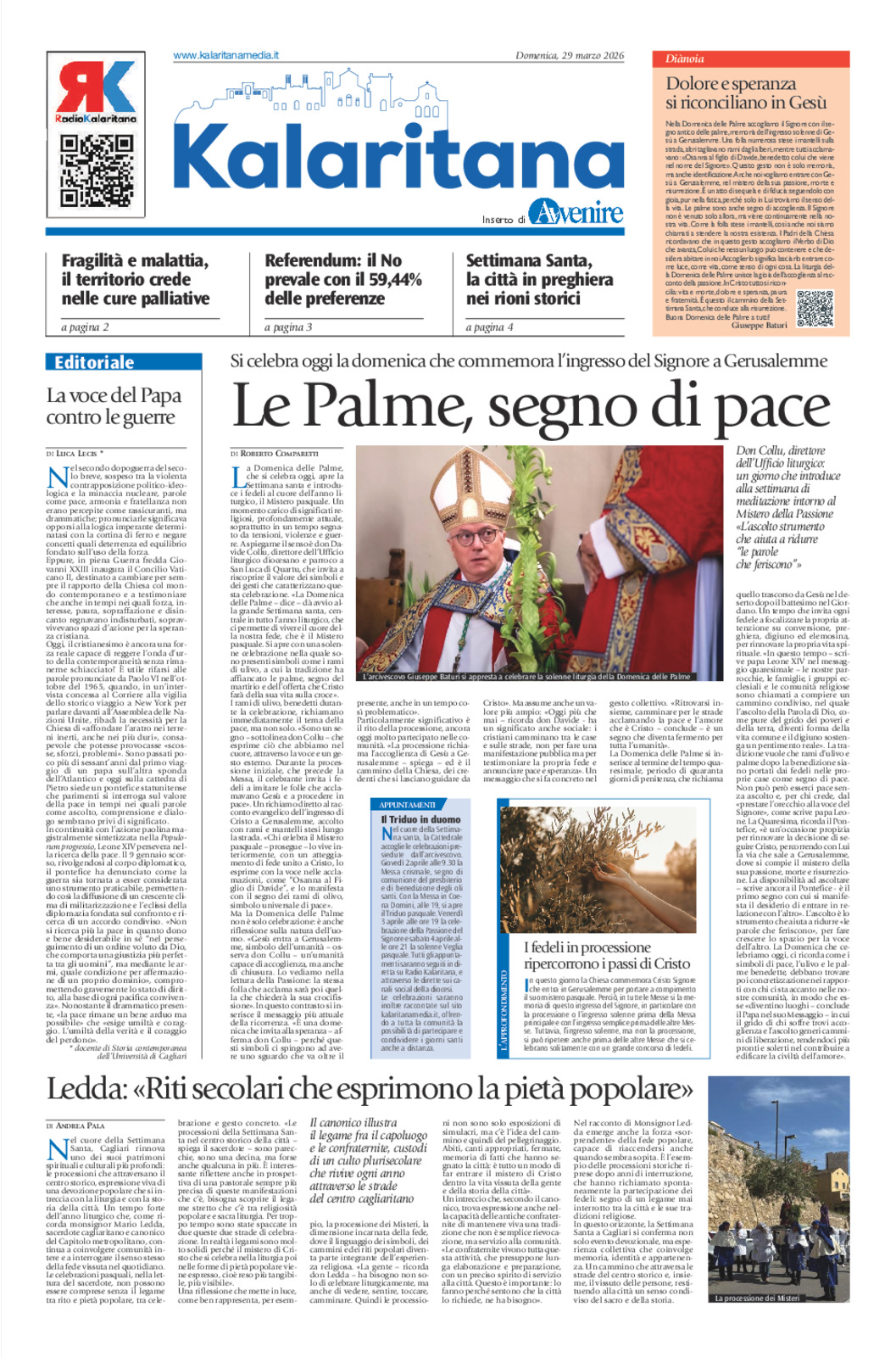 Kalaritana del 29/03/2026