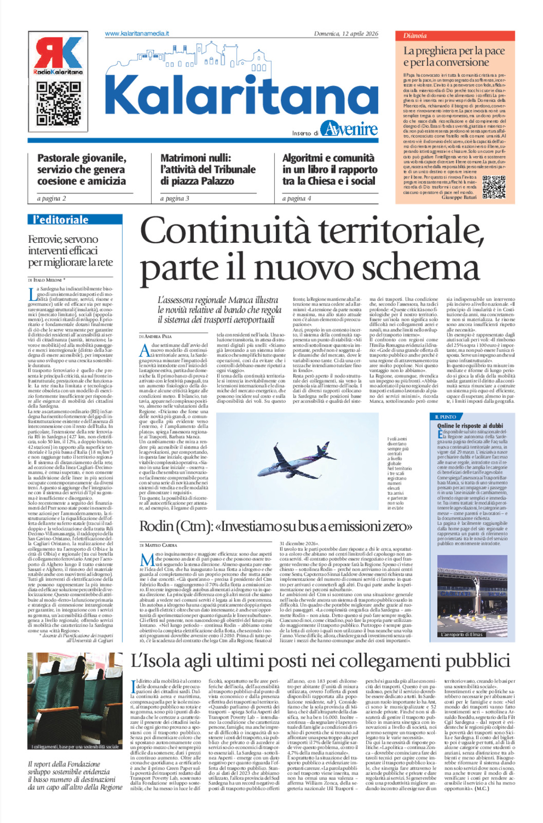 Kalaritana del 12/04/2026
