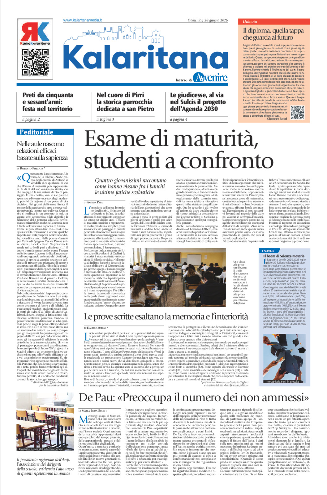 Kalaritana del 28/06/2026