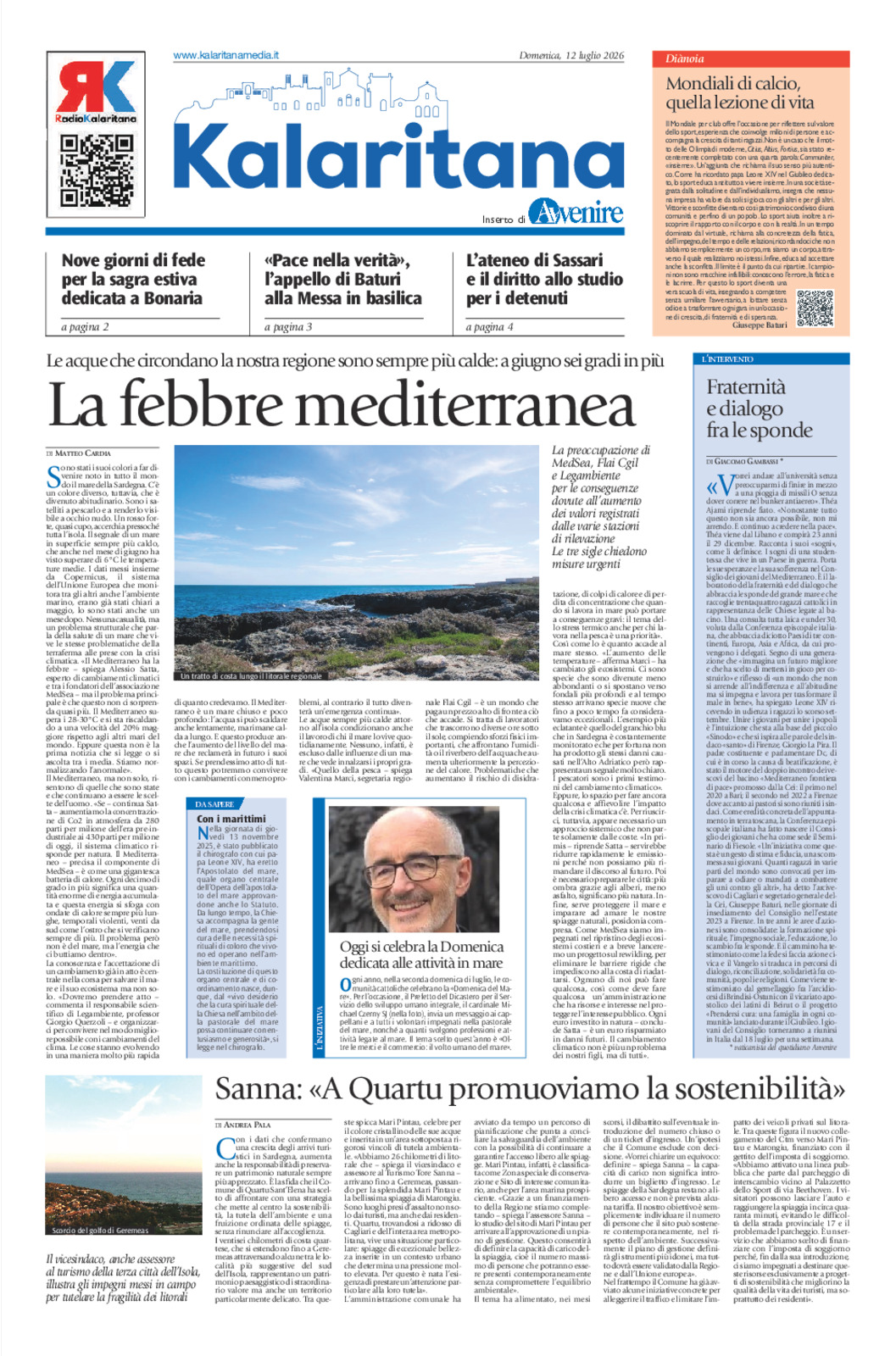 Kalaritana del 12/07/2026