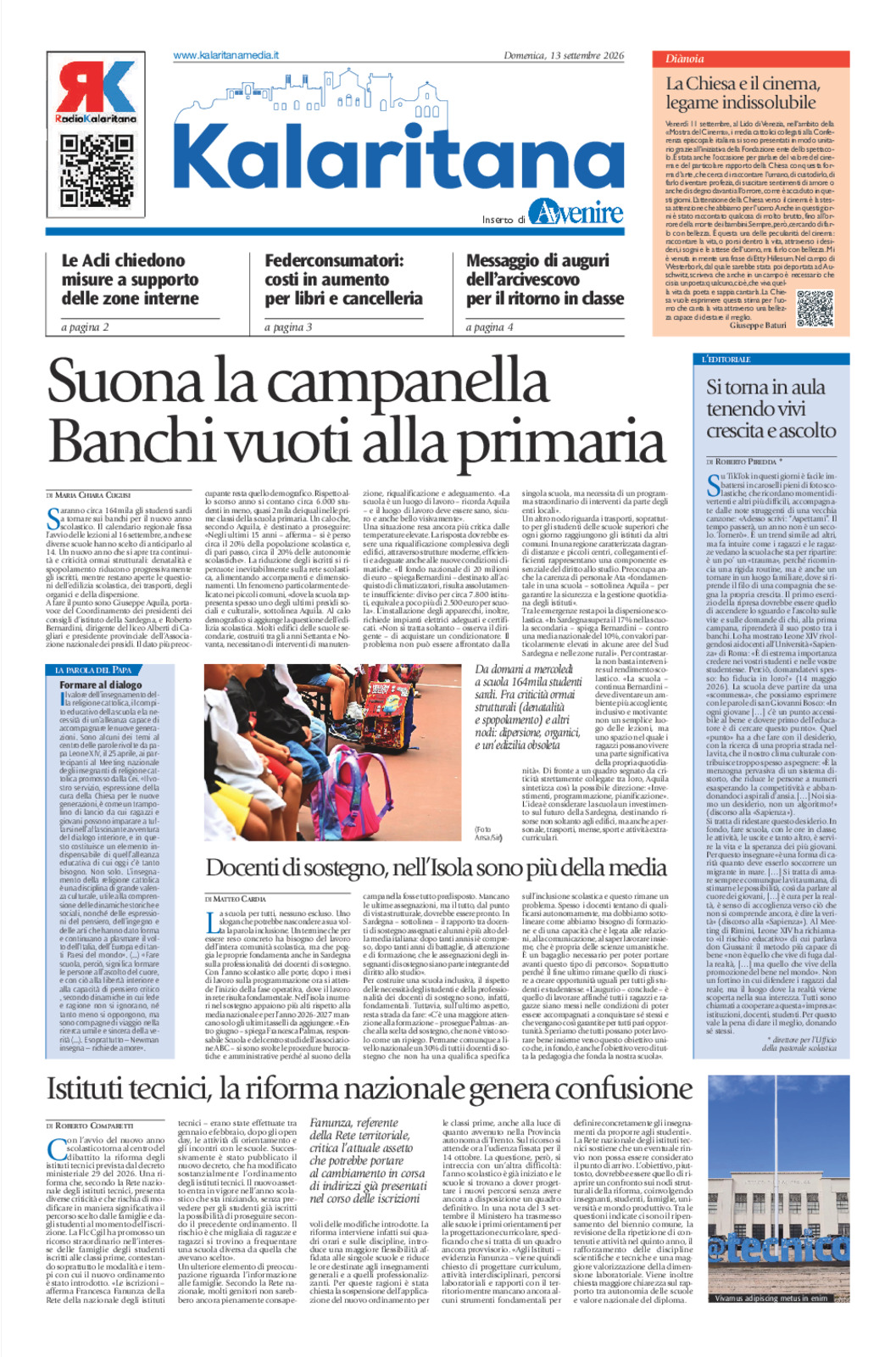 Kalaritana del 13/09/2026