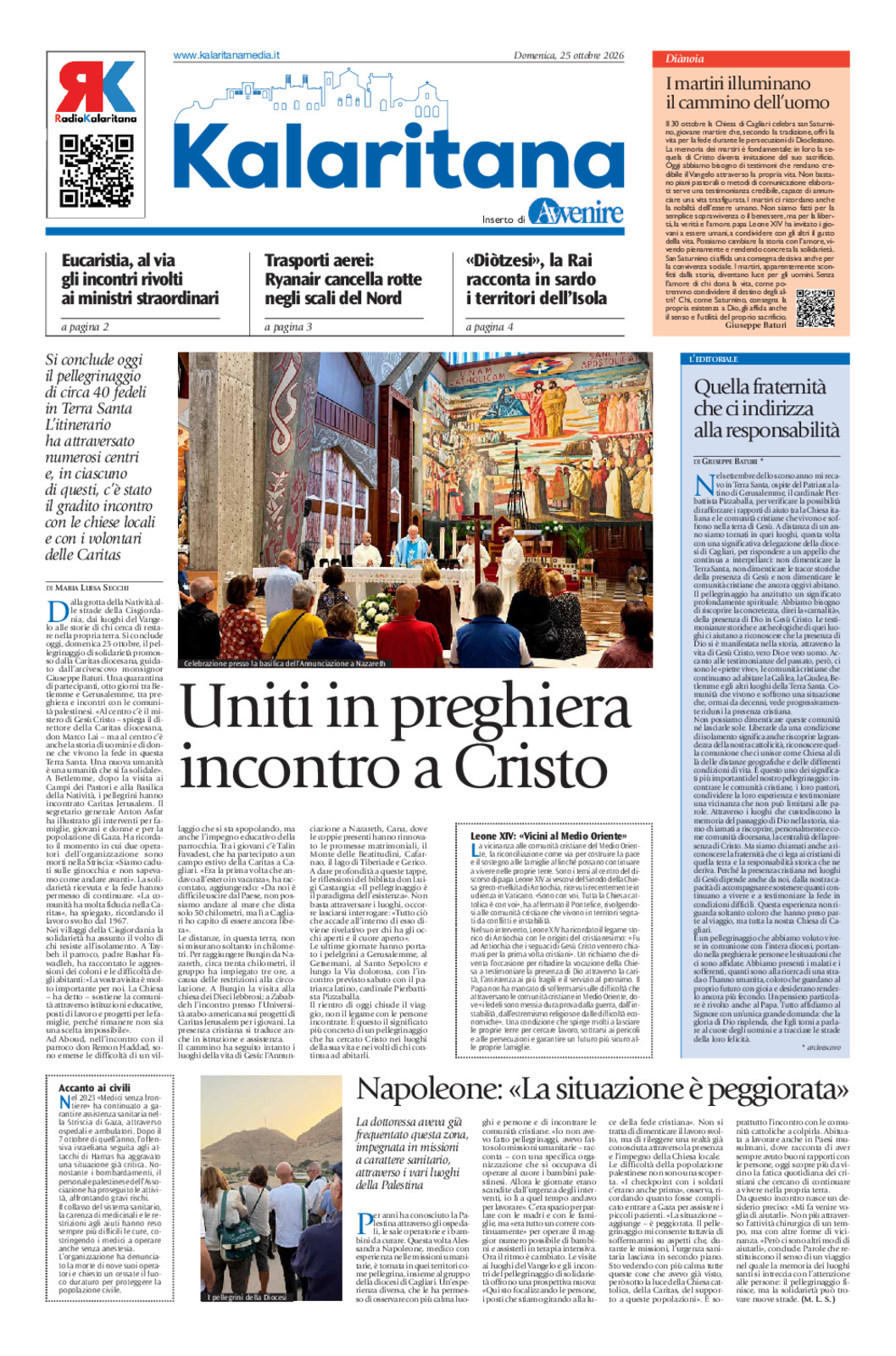Kalaritana del 25/10/2026